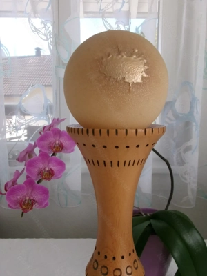 Kerzenständer aus Holz  Bild 2