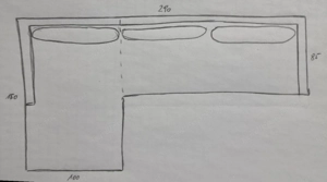 Ledercouch dunkelbraun Bild 5