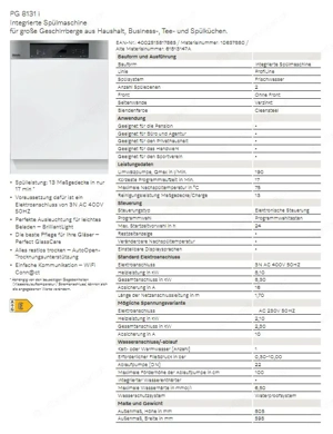 Miele PG 8131i Professional  Bild 4