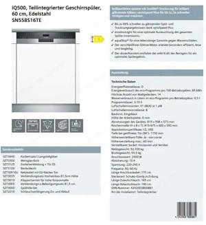 Siemens SN558S16TE Bild 4
