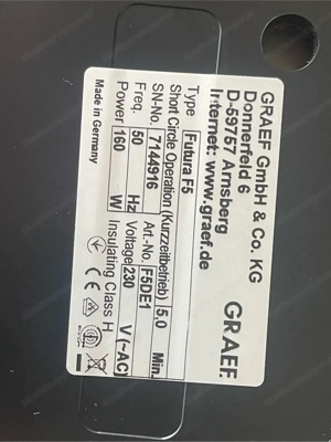 Graef Futura F5 Allesschneider Bild 5