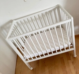 Baby Beistellbett weiß