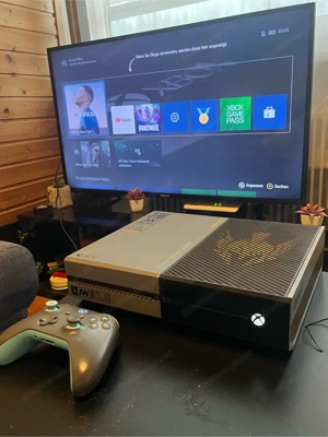 Xbox One 1TB Limited Edition, Advance Warfare CoD Konsole mit Netzteil| Gebraucht
