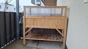 Hochbeet mit abnehmbaren Frühbeetaufsatz