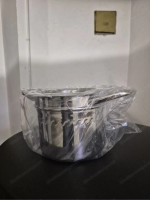 AMC Edelstahl Topf mit Dampfeinsatz - wie neu Bild 4