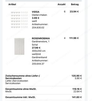 Vorhänge Gardinen Weiss NEU Bild 4