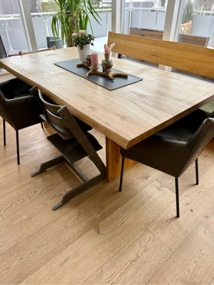 Esstisch Eiche massiv Tisch 200x100cm Bild 3