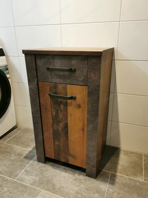 Set: Waschbecken Unterschrank und Bad Schränkchen Bild 2