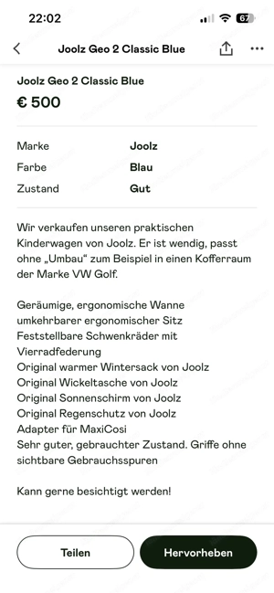 Kinderwagen Joolz Geo2  Bild 6