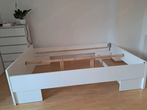 Bett 140x200 mit LED   Top Zustand VB Bild 4