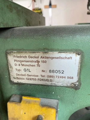 Friedrich Deckel Universal-Schriften Gravierfräsmaschine Bild 10