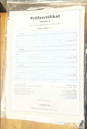 Hometrainer, Ergometer, Fahrradergometer Bild 4