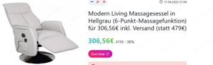 Vekaufe gebrauchten Massagestuhl Bild 5