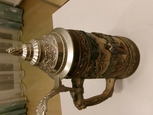 Bierkrüge aus Steingut und Zinn  Bild 8