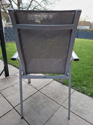 6 Gartenstühle aus Aluminium (stapelbar)! Bild 3
