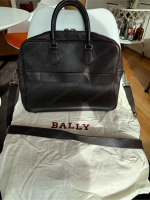 BALLY Herren Ledertasche braun Bild 2