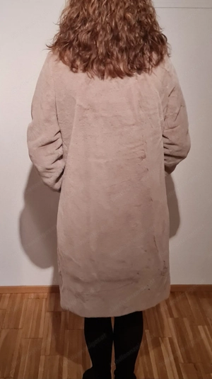 Teddy Mantel Gr 40 beige Bild 3