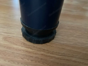 Stabiler Schreibtisch in Grau Blau Bild 3