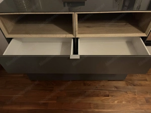 Hochwertige, dunkelgraue Kommode Bild 4