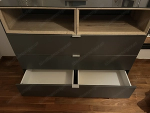 Hochwertige, dunkelgraue Kommode Bild 6