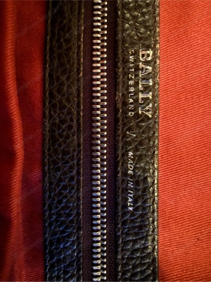 BALLY Herren Ledertasche dunkelbraun Bild 5