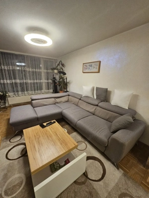 Ecksofa   Wohnlandschaft mit Bettfunktion und Stauraum