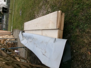 Bretter 220 x 30 x 4 cm, sägerau,  Bild 3