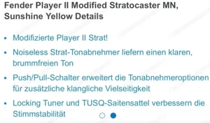 Fender Player II modified Stratocaster Bild 2