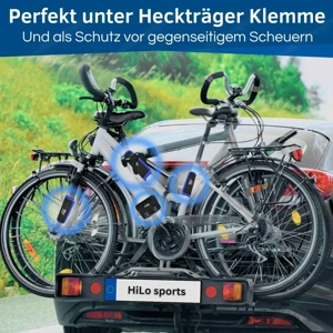 HiLo Sports E-Bike Heckträger Fahrradschutzhülle für 2 E-Bikes & diverse andere Schutzhüllen Bild 5