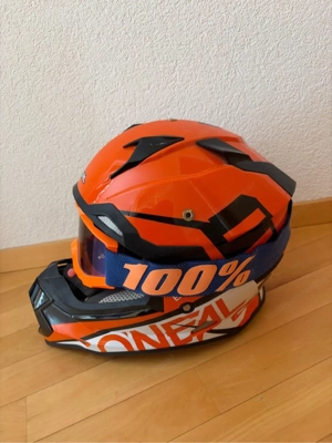Mopedhelm mit Brille, Herren Gr. M Bild 2