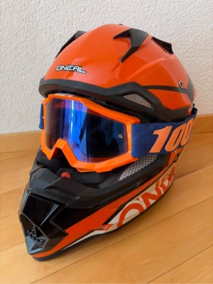 Mopedhelm mit Brille, Herren Gr. M Bild 3