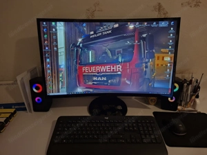 PC  Set mit tastatur maus und lautsprecher  Bild 2