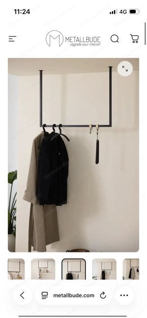 Kleiderstange von Metallbude, wie neu Bild 4