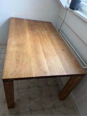 Esstisch Eiche massiv, geölt Bild 3