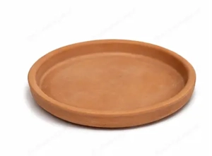 Weinkühler aus Ton (Terrakotta) mit Untersetzer - naturgekühlt Bild 6