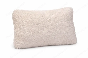 Schafschurwolle-Kissen 40 x 30 cm   RUDH   fast neu