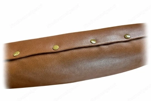 Kissenhüllen aus Kunstleder - schokobraun - 75 x 50 cm - 2 Stück Bild 3