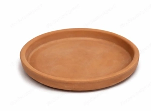 Weinkühler aus Ton (Terrakotta) mit Untersetzer - naturgekühlt Bild 5