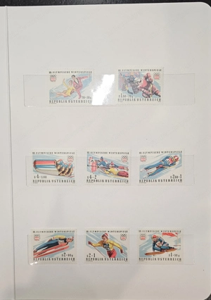Olympische Winterspiele 1964 & 1976 Innsbruck Briefmarkensammlung - Gute Qualität & Bestanbieter Bild 4