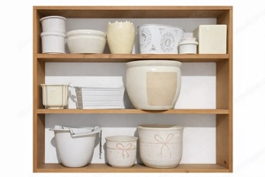 Keramikübertöpfe, verschiedene Farben, Tontöpfe, Pflanztöpfe, Tonschale Bild 3