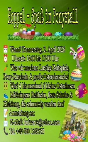 Ostereiersuche bei den Ponys???