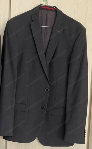 Herrensakko 100% Schurwolle Gr.50 dunkelgrau  Bild 3