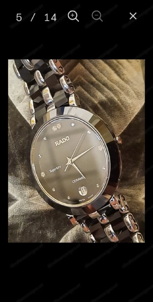 Orginal Rado Dia Star, Saphire, Ceramik Bild 3
