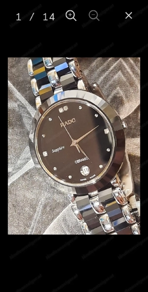 Orginal Rado Dia Star, Saphire, Ceramik Bild 4