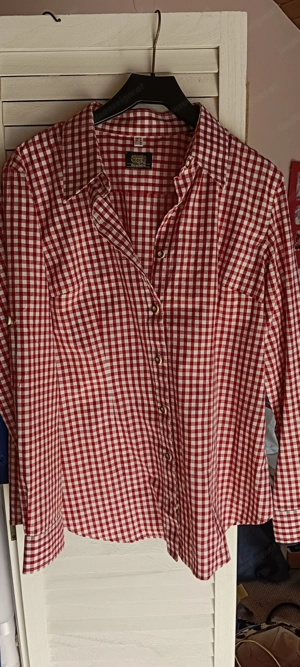 Trachtenblusen+Strickjacke Gr L