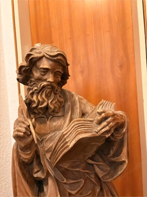 Antike Holz Statue Bild 3