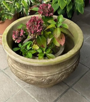 Pflanztopf, Übertopf, Blumentopf aus Ton Bild 2