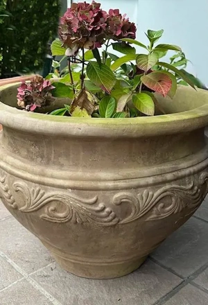 Pflanztopf, Übertopf, Blumentopf aus Ton Bild 5