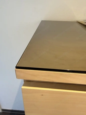 IKEA MALM Kommode (6 Schubladen) in Birke inkl. Glasplatte Bild 3