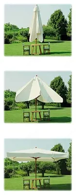 Gartenschirm, Sonnenschirm, Landhausschirm  Modell "Mainau" nur   40,- VB Bild 2